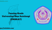 Passing Grade Universitas Sam Ratulangi (UNSRAT)