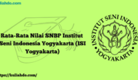 Rata-Rata Nilai SNBP Institut Seni Indonesia Yogyakarta (ISI Yogyakarta)