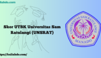 Skor UTBK Universitas Sam Ratulangi (UNSRAT)